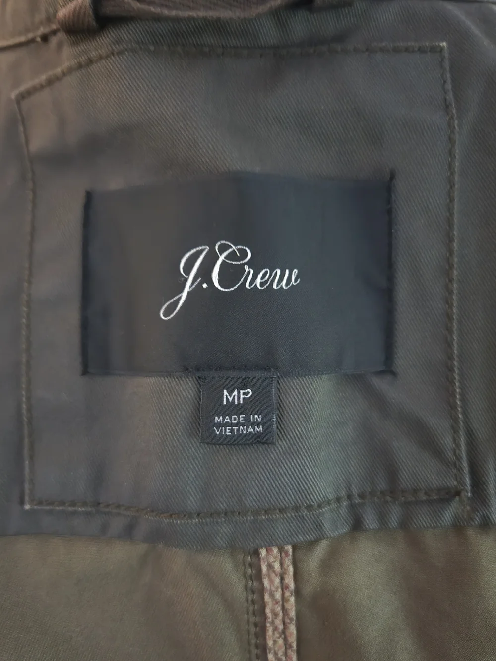 J. Crew Barn Chore Field Jacket Waxed Cotton Women's Size Medium Petite MP